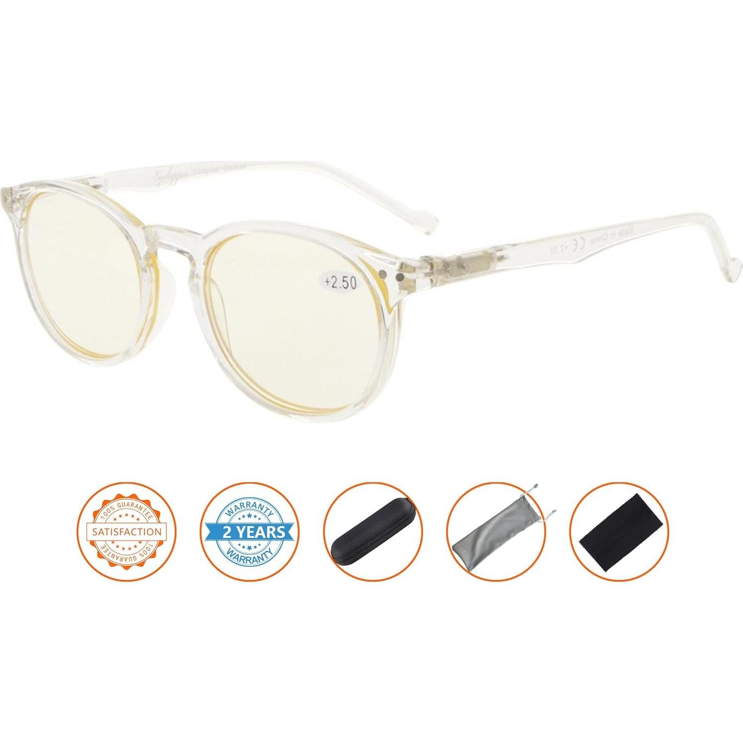 Gafas de Computadora CessBlu para Mujeres Filtro Luz Azul 2.75x