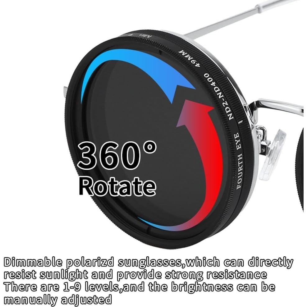 Gafas de sol polarizadas ajustables ND-400 para hombres y mujeres