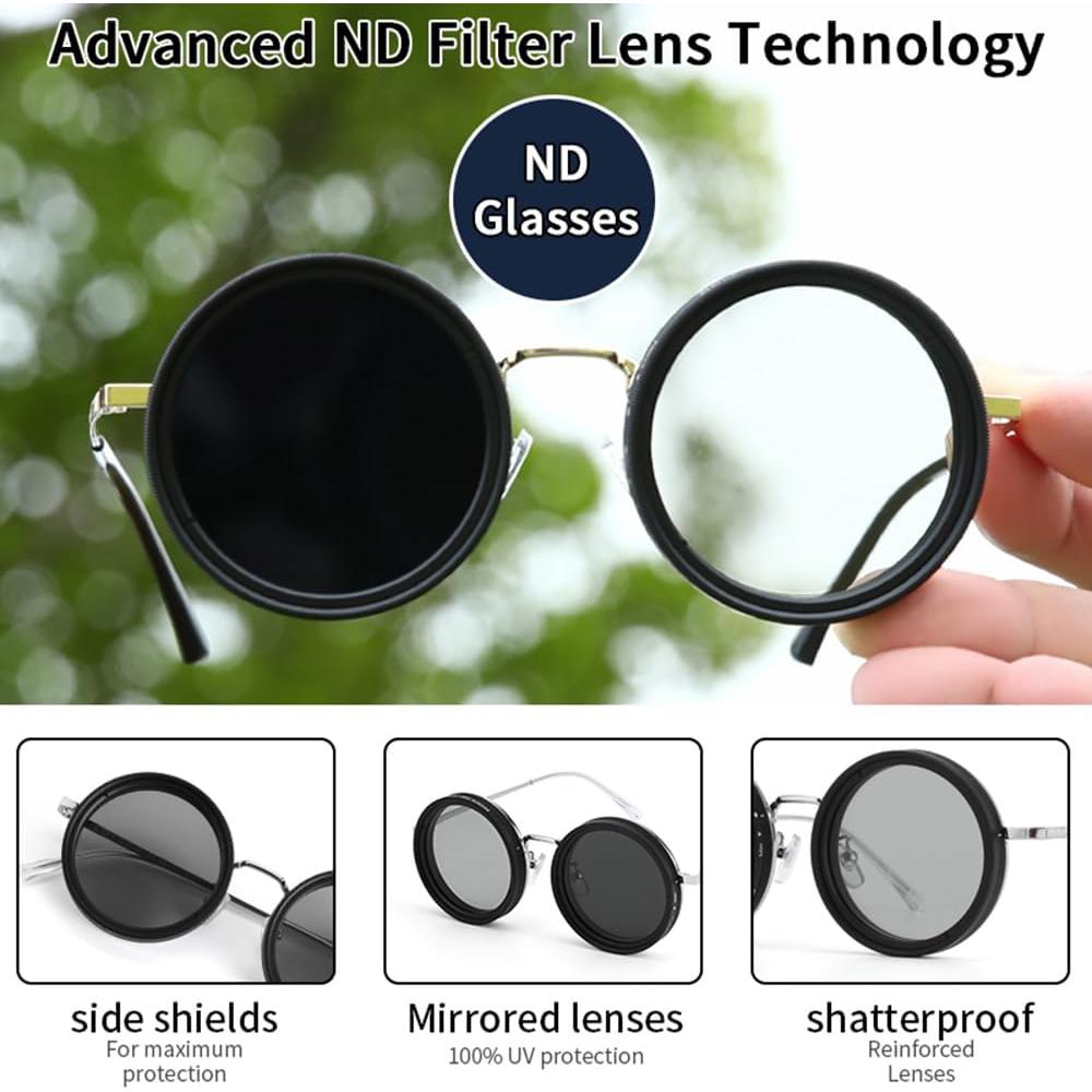 Gafas de sol polarizadas ajustables ND-400 para hombres y mujeres