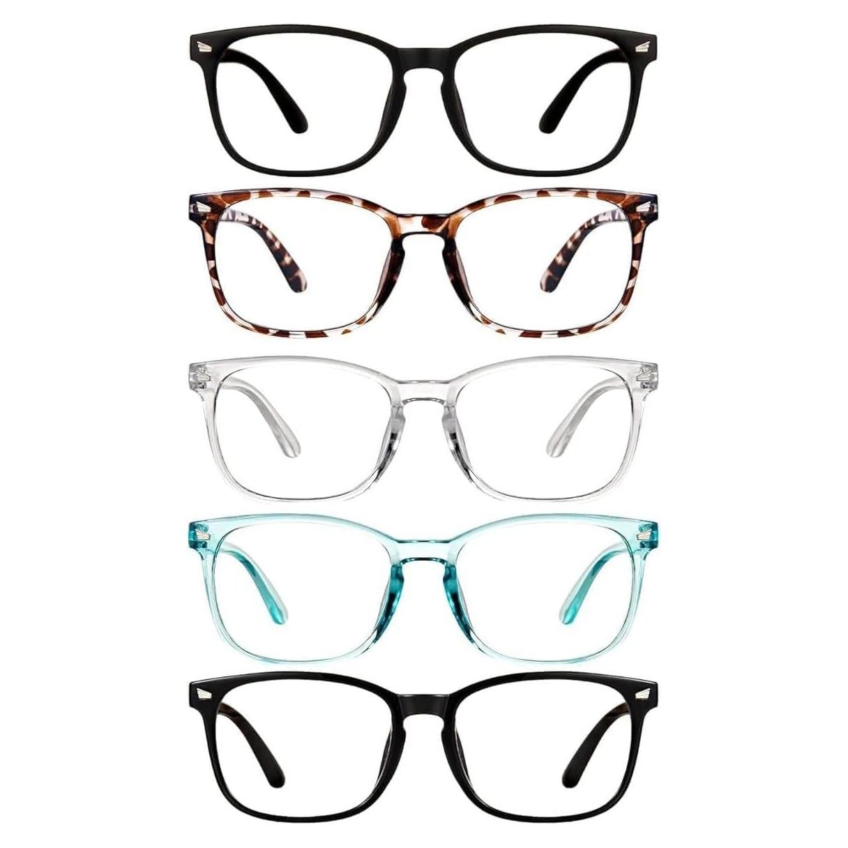 Gafas de Lectura CHEERS DEVICES 5 Pares Filtro Luz Azul 2.75x