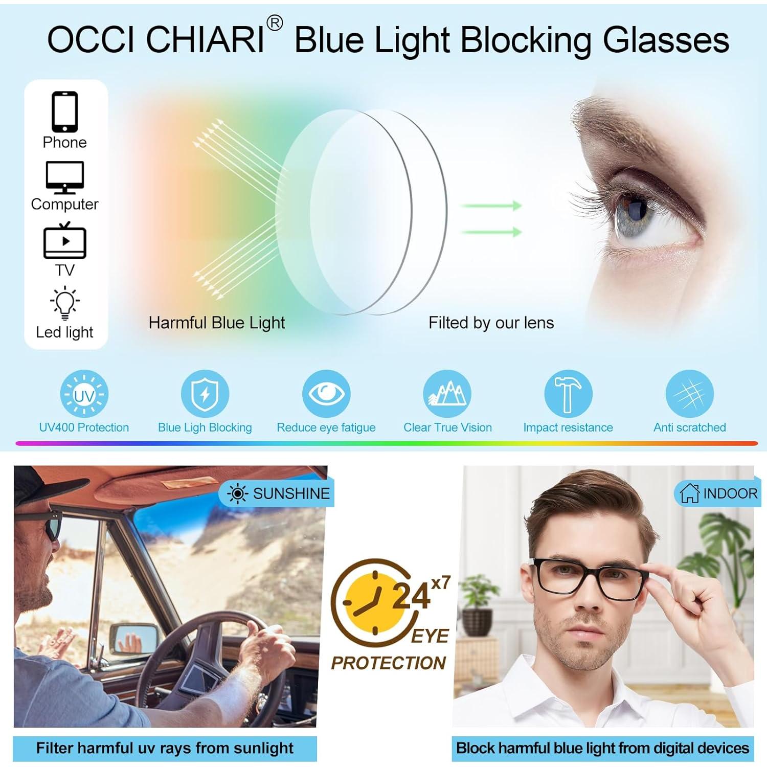 Gafas Bifocales de Lectura OCCI CHIARI para Hombres 1.5x
