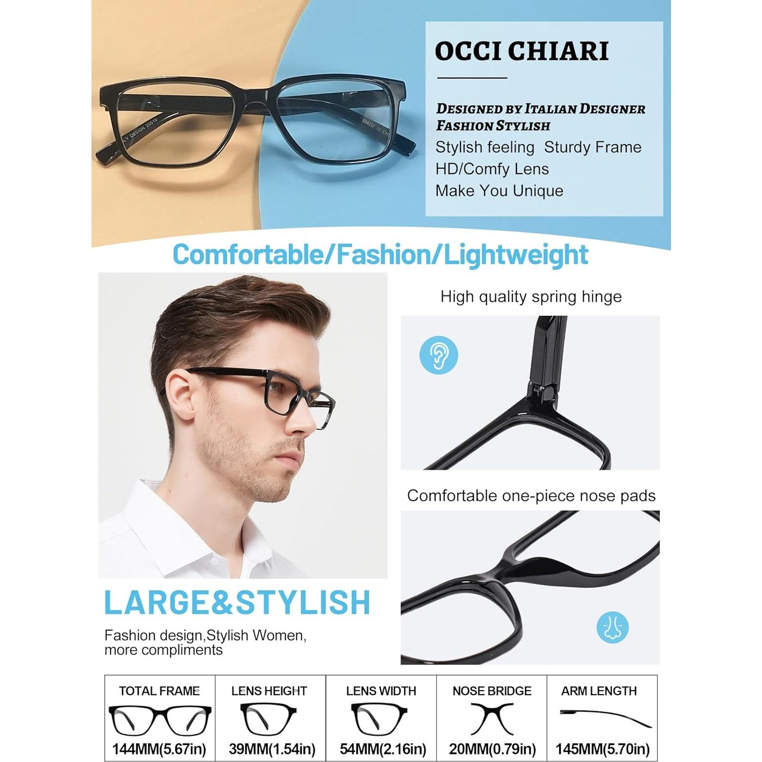 Gafas Bifocales de Lectura OCCI CHIARI para Hombres 1.5x