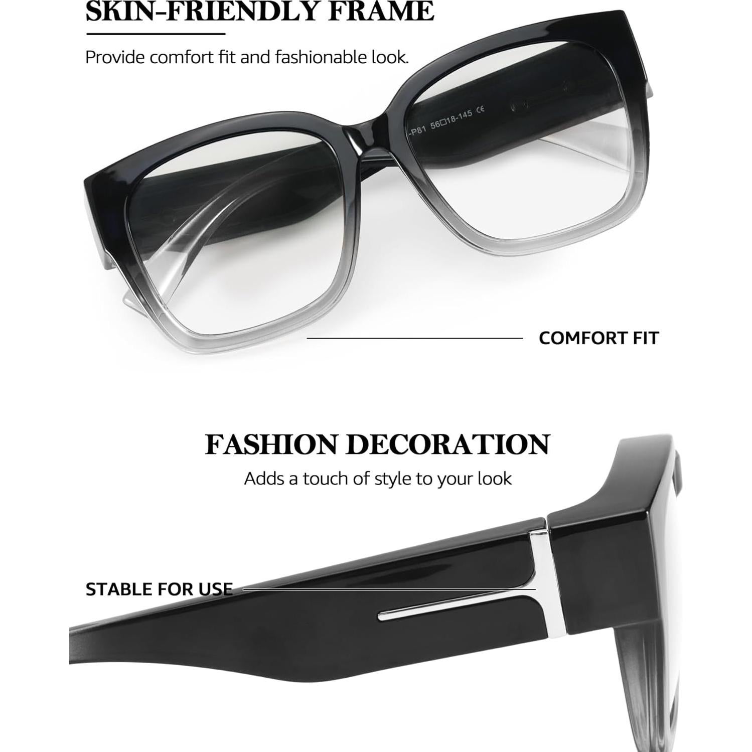 Gafas Bloqueadoras de Luz Azul IGnaef Oversized Unisex