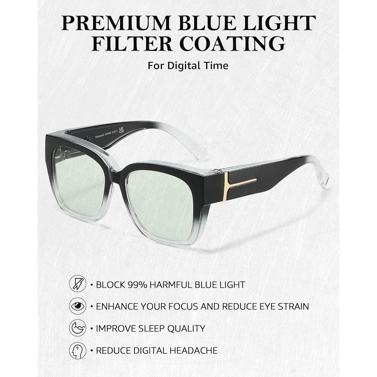 Gafas Bloqueadoras de Luz Azul IGnaef Oversized Unisex