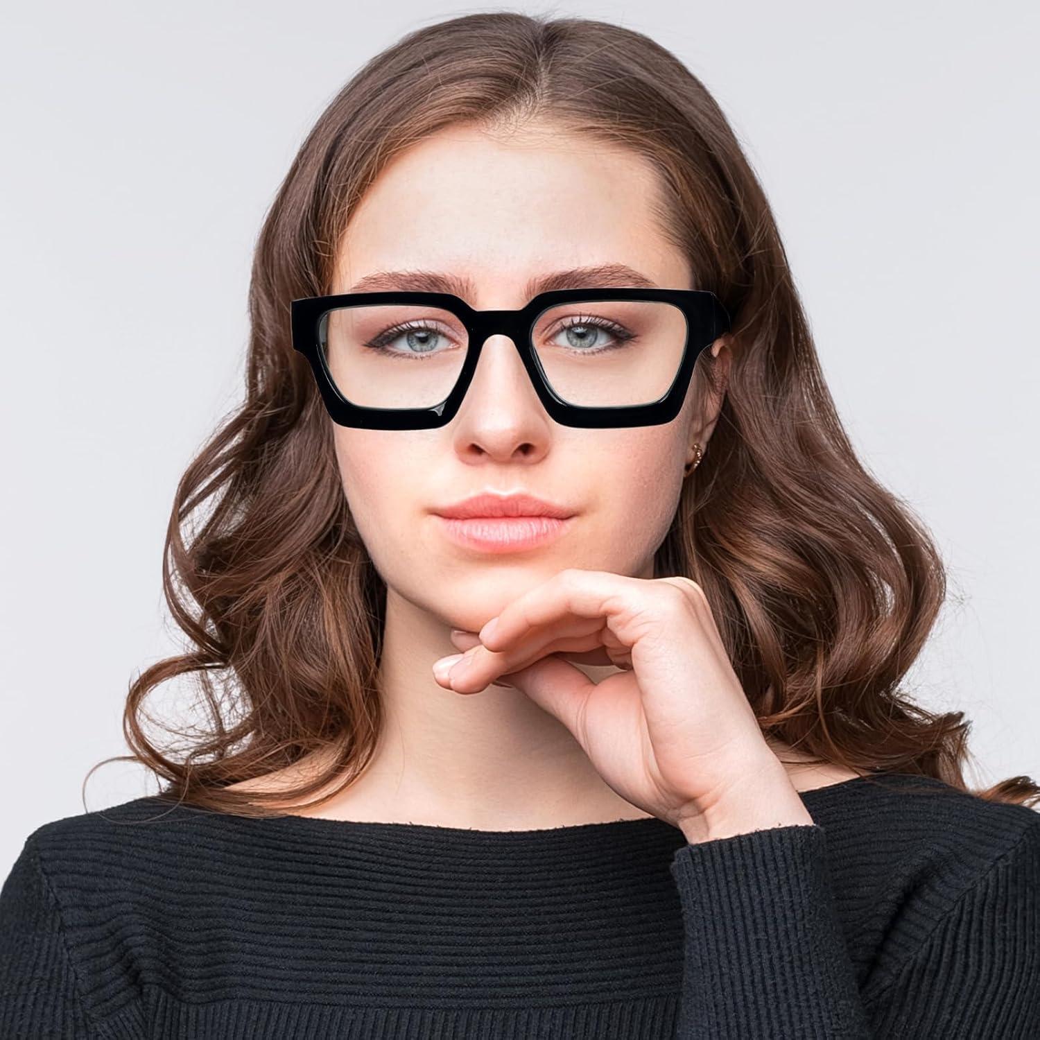 Gafas de Lectura REAVEE 3 Paquete con Bloqueo de Luz Azul