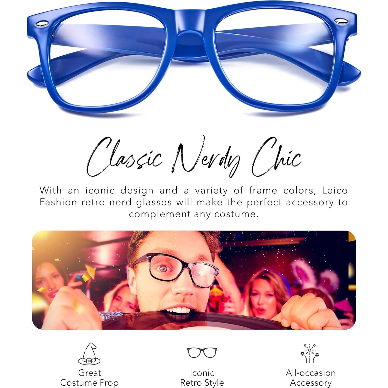 Gafas Retro Nerd Sin Prescripción LEICO FASHION - Lentes UV400