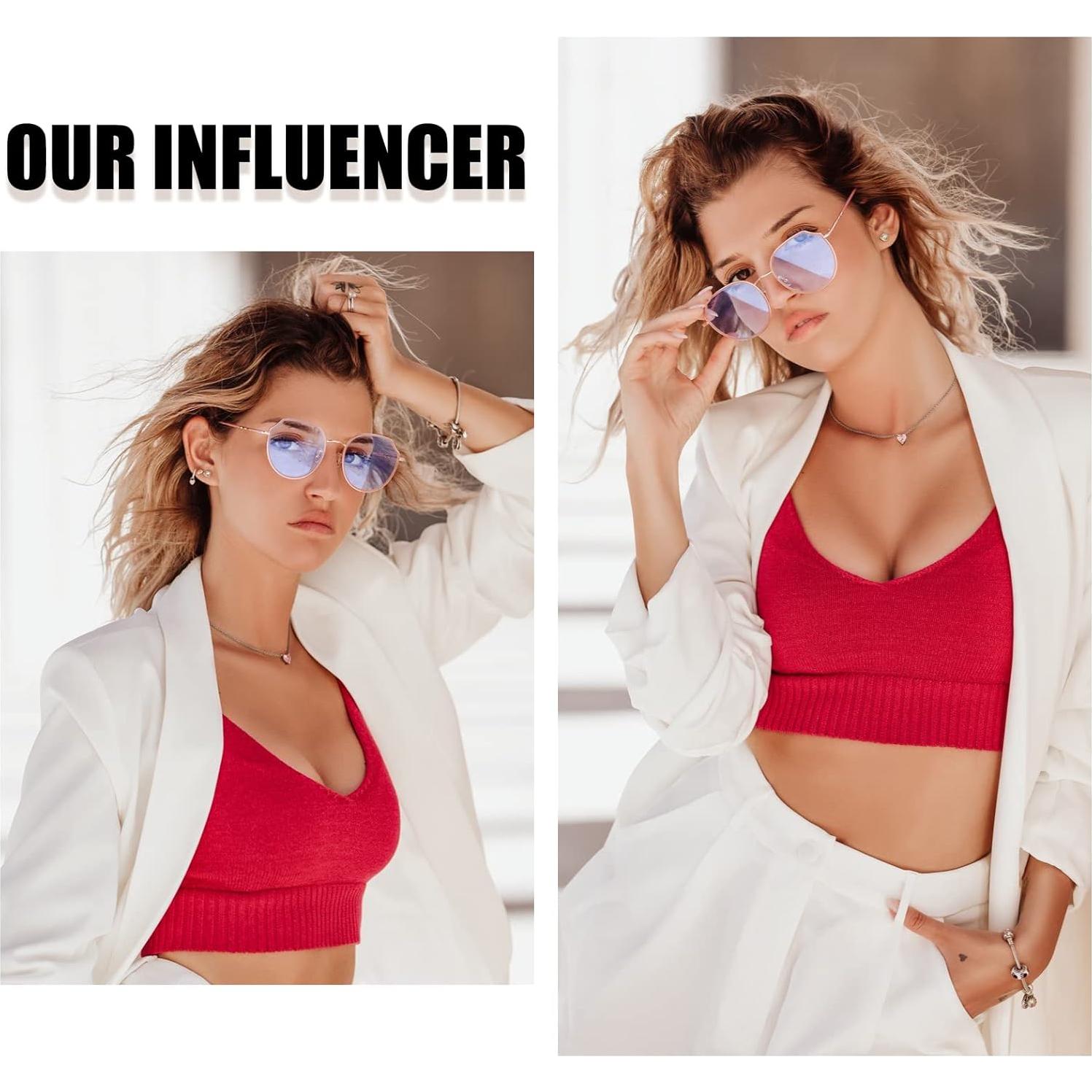 Gafas de Luz Azul DUCO W014 para Mujeres y Hombres - Rosa