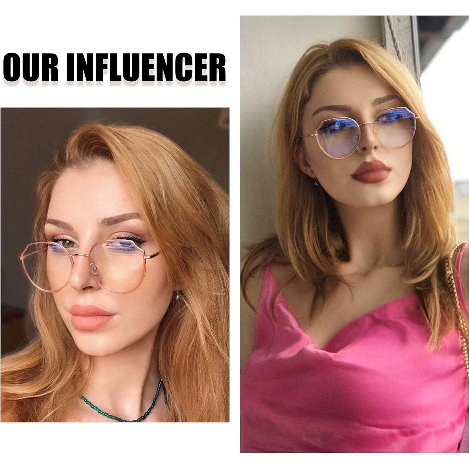 Gafas de Luz Azul DUCO W014 para Mujeres y Hombres - Rosa