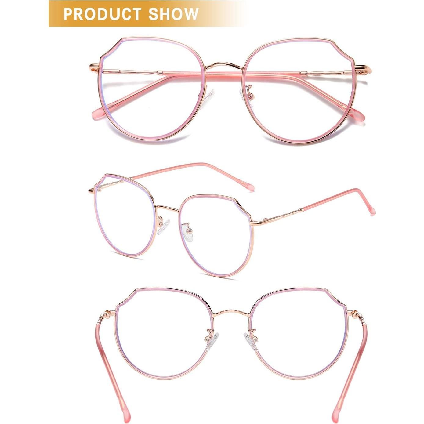 Gafas de Luz Azul DUCO W014 para Mujeres y Hombres - Rosa