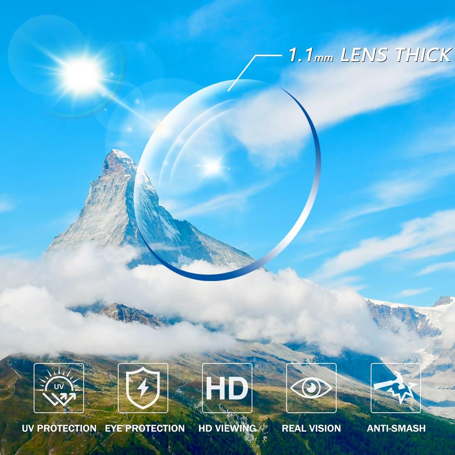 Gafas de Sol Polarizadas GRFISIA UV400 para Hombres - 3 Paquetes