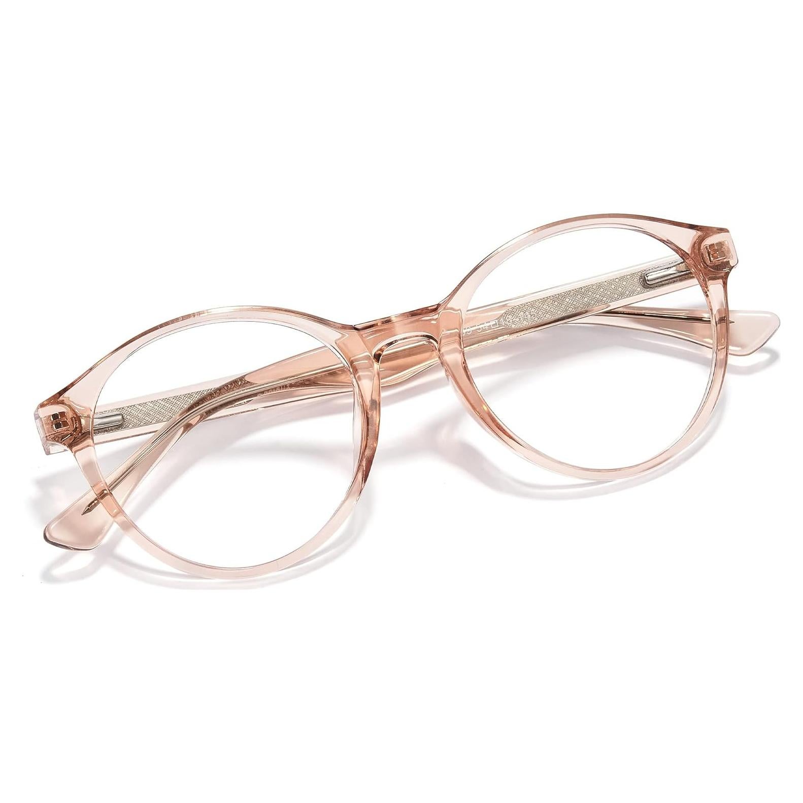 Gafas de Luz Azul Cyxus para Mujeres Redondas TR90 Rosa