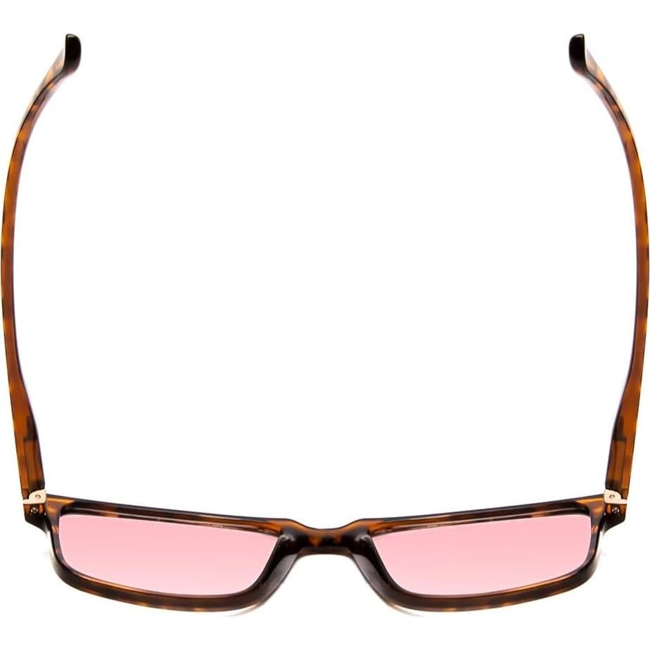 Gafas de lectura tintadas Medspex FL-41 +2.00 rosa para fotofobia