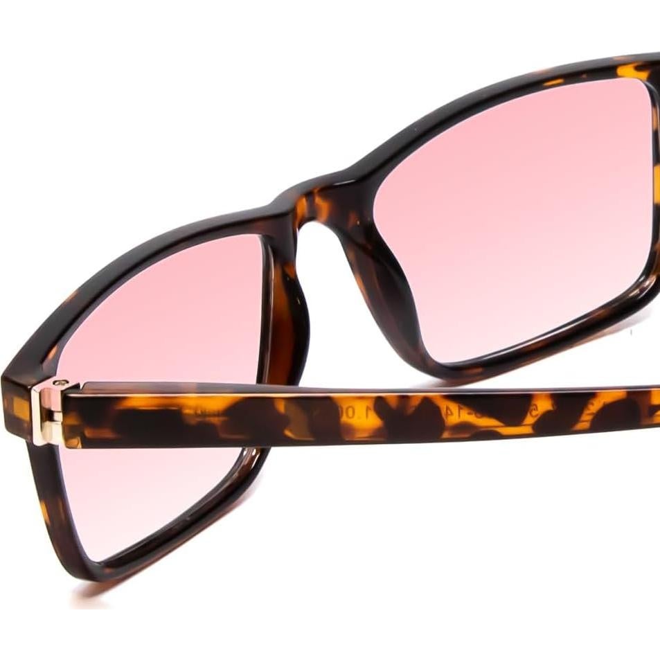 Gafas de lectura tintadas Medspex FL-41 +2.00 rosa para fotofobia