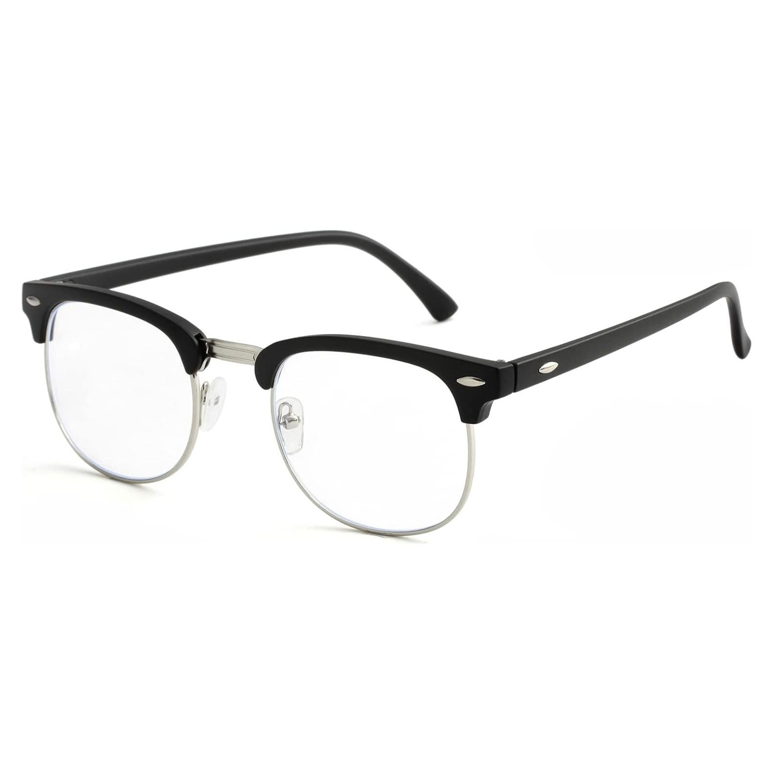 Gafas bloqueadoras de luz azul unisex A3 Negro Mate 52mm