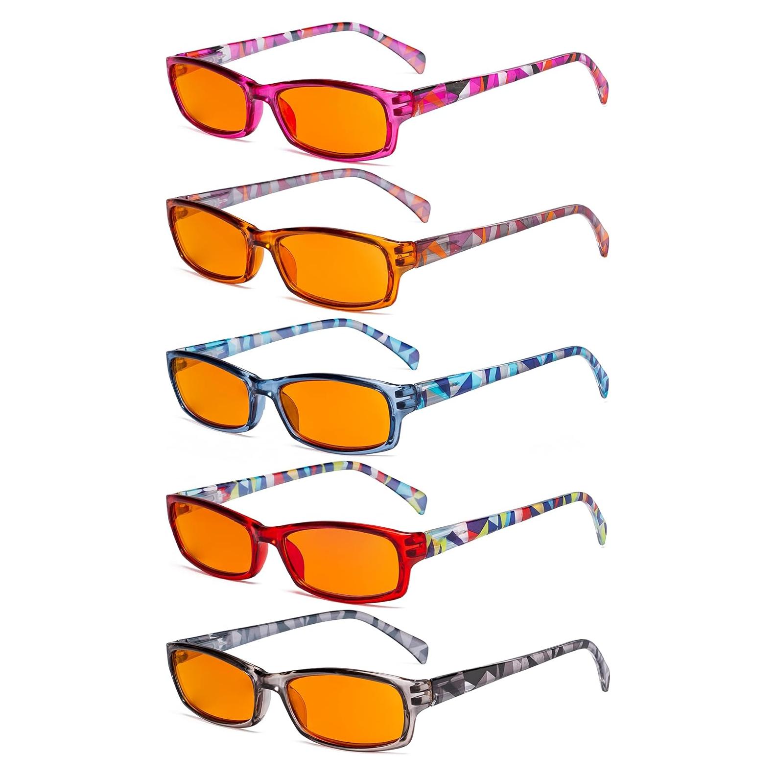 Eyekepper Gafas de Lectura 5 Paquete Filtro Luz Azul +1.50