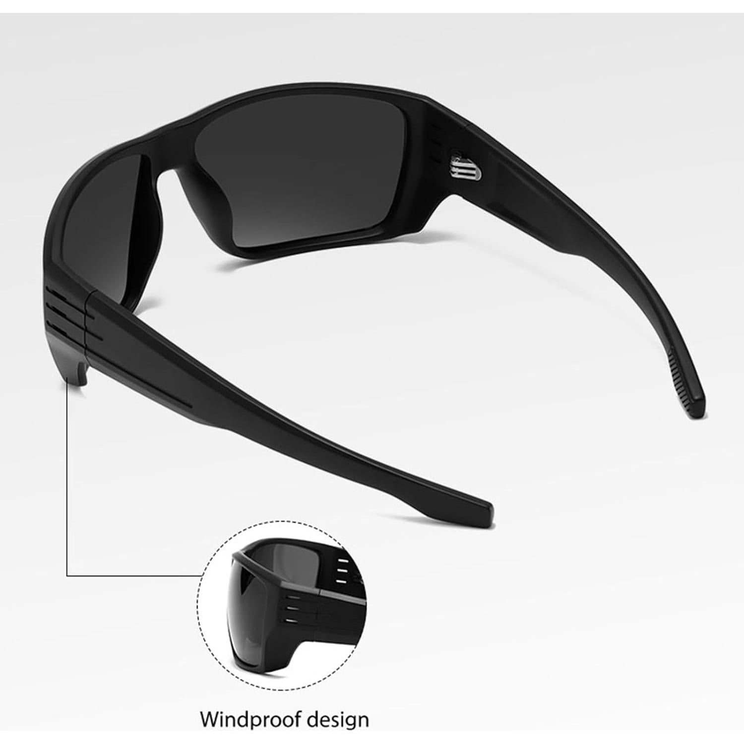 Gafas de sol deportivas TICHSYGIA polarizadas UV400 - Marco azul