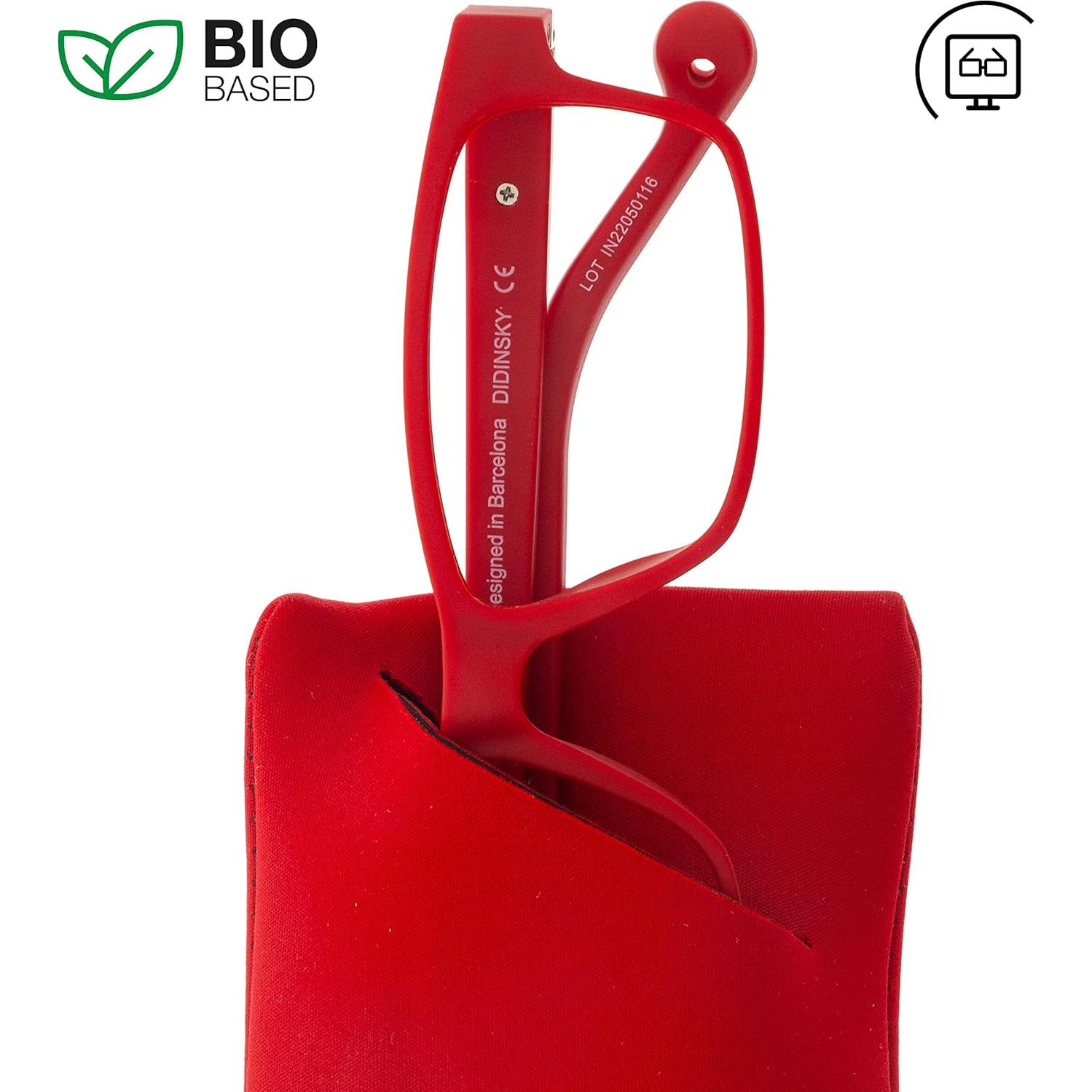 Gafas Didinsky Bio Filtro Luz Azul Unisex Graduadas 6 Colores