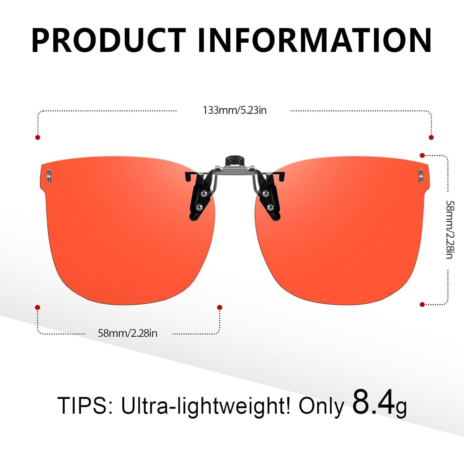 Gafas Clip-On Xfeel para Bloqueo de Luz Azul - Adulto Unisex