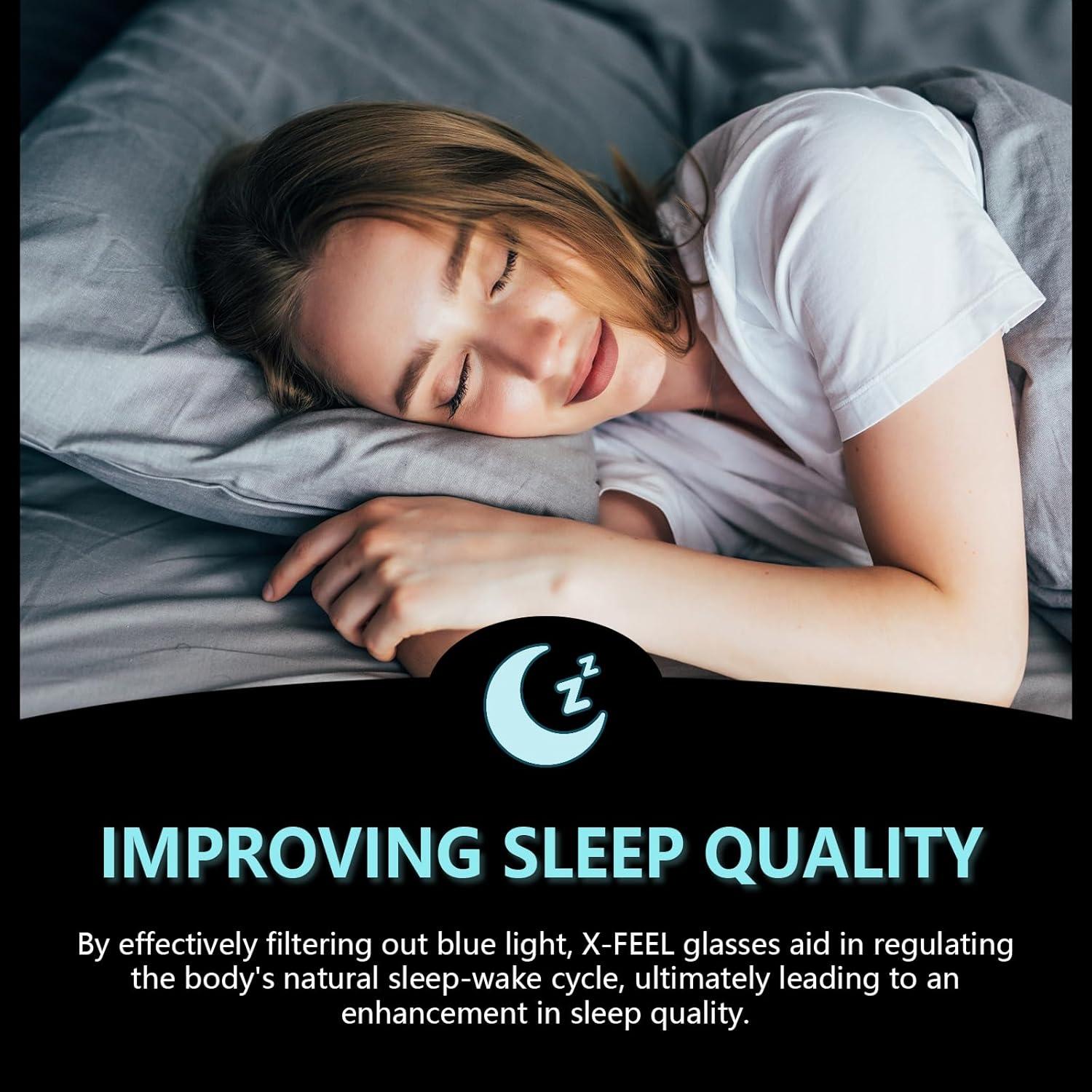 Gafas Clip-On Xfeel para Bloqueo de Luz Azul - Adulto Unisex