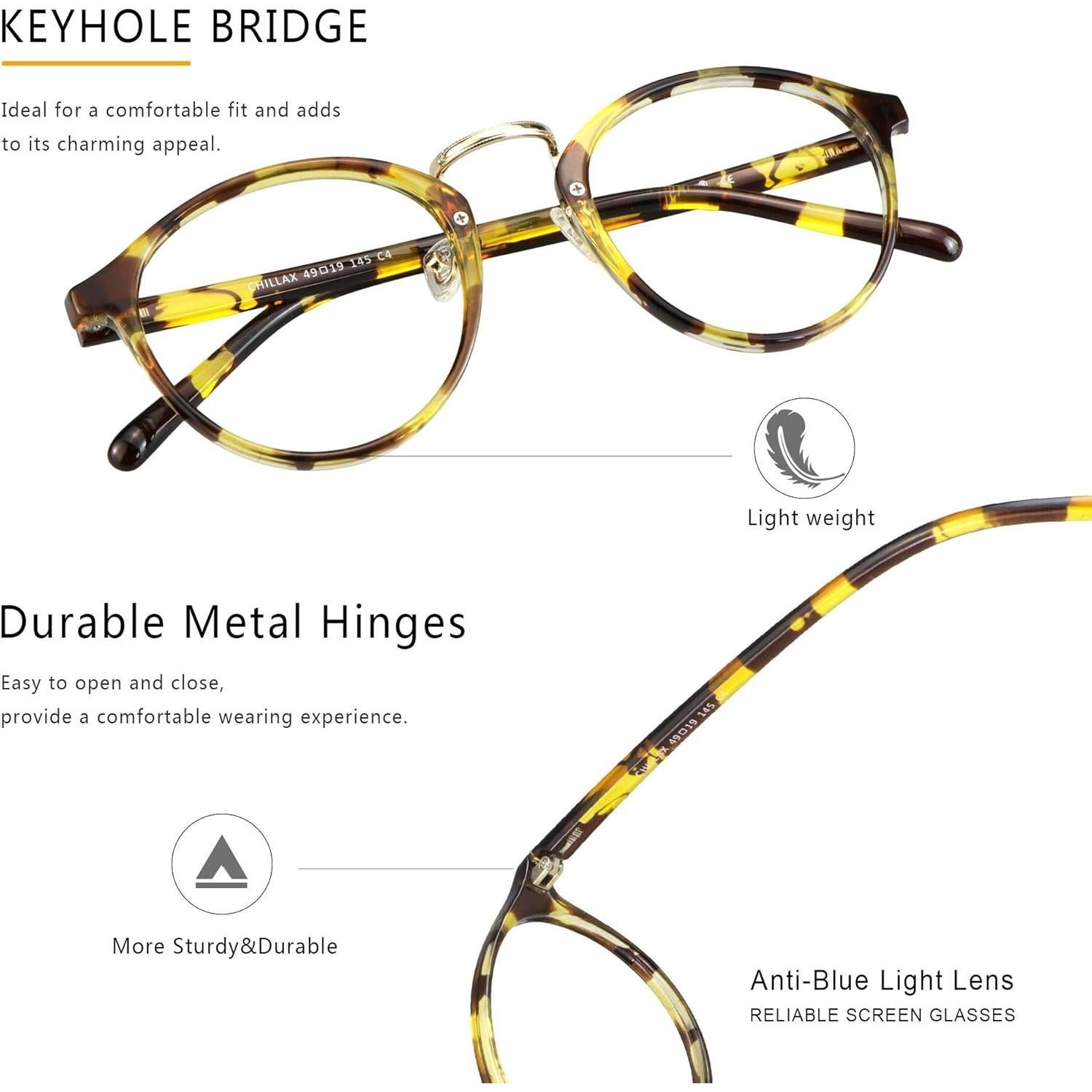 Gafas bloqueadoras de luz azul LAMBBAA 3 paquetes unisex