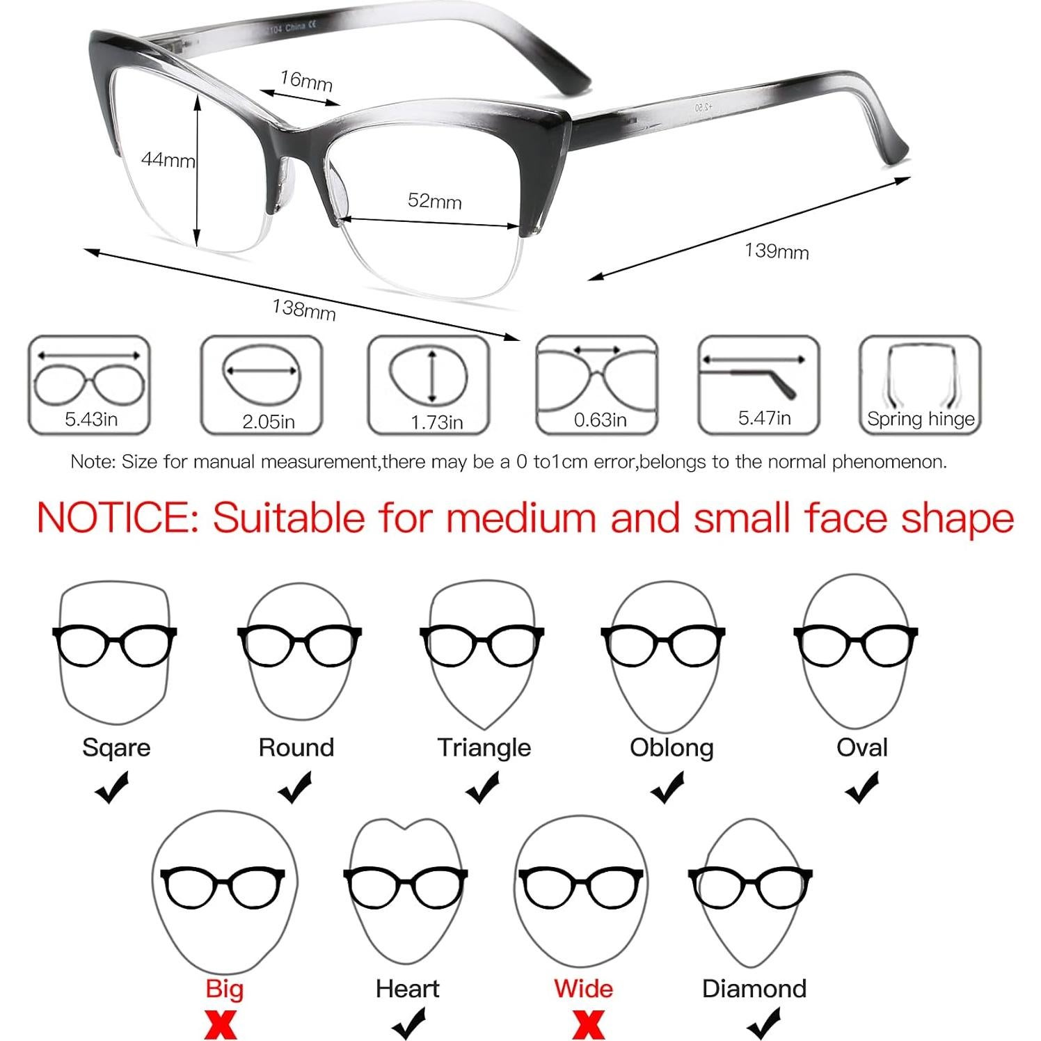 Gafas de lectura Bevi bloqueadoras luz azul 2.5x unisex