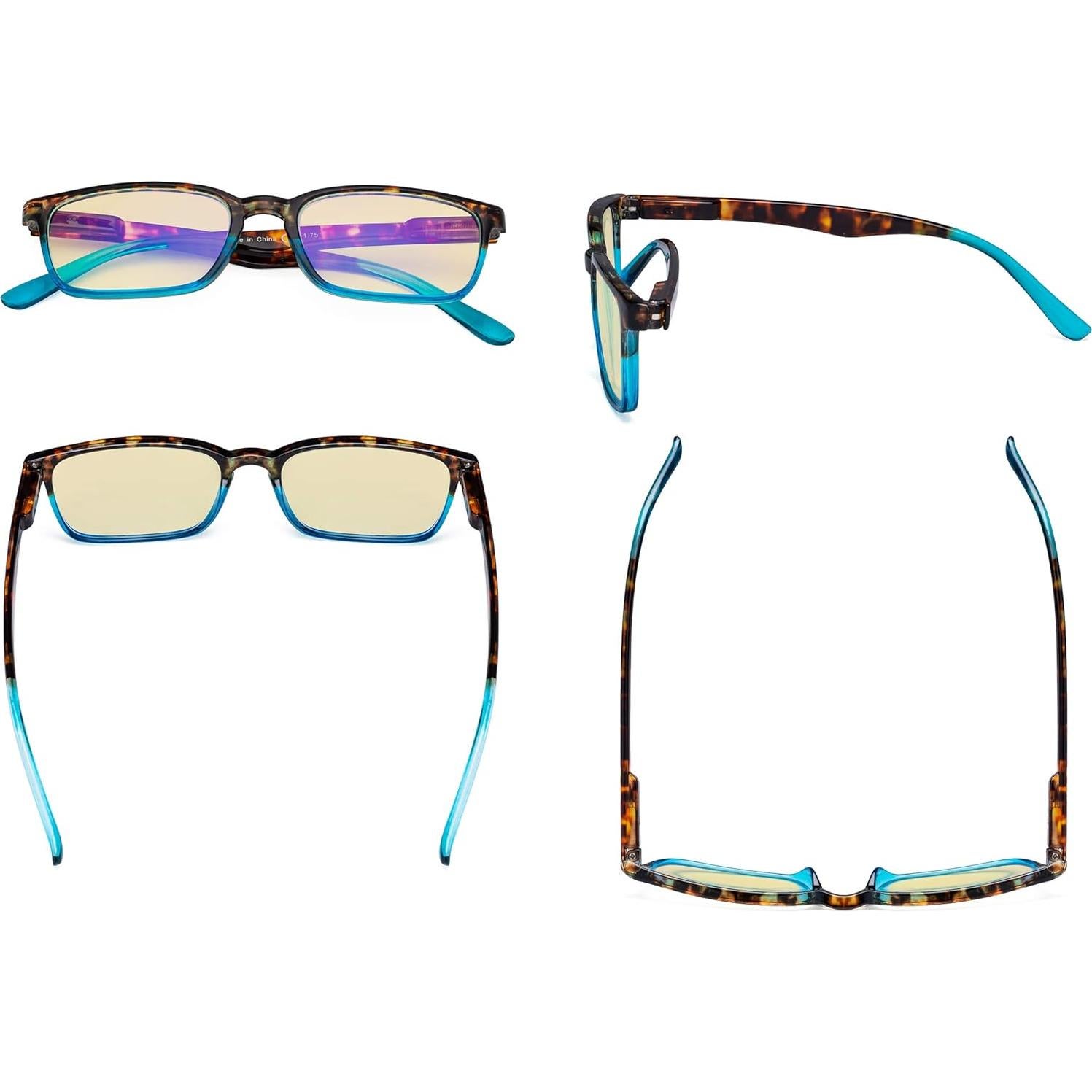 Eyekepper Gafas de Lectura Bloqueadoras Luz Azul 6 Pares +1.00