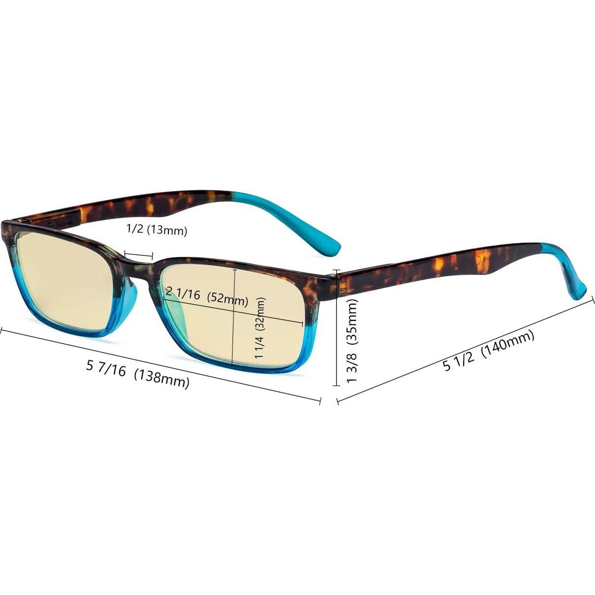 Eyekepper Gafas de Lectura Bloqueadoras Luz Azul 6 Pares +1.00