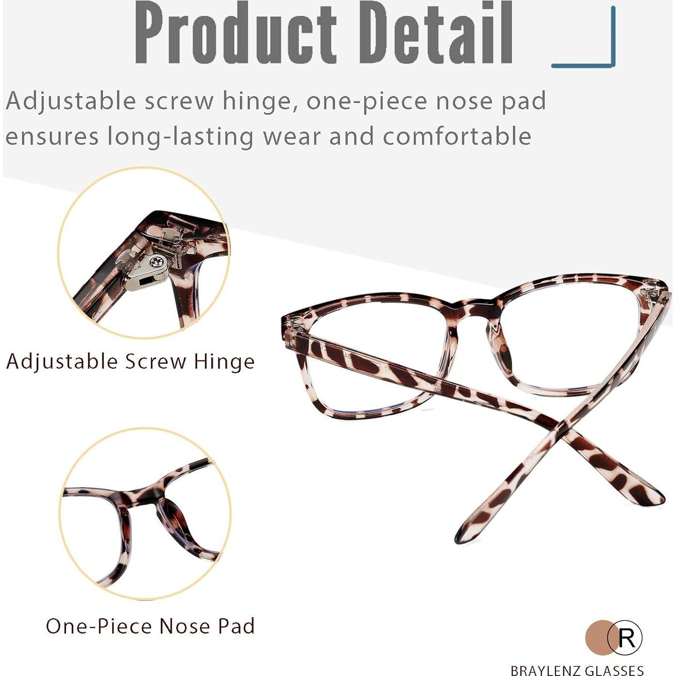 Gafas Braylenz bloqueadoras de luz azul para niños 3-10 años Rosa