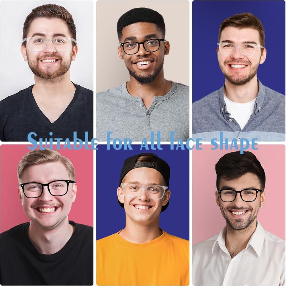 Gafas bloqueadoras de luz azul LG-30, unisex, 2 paquetes