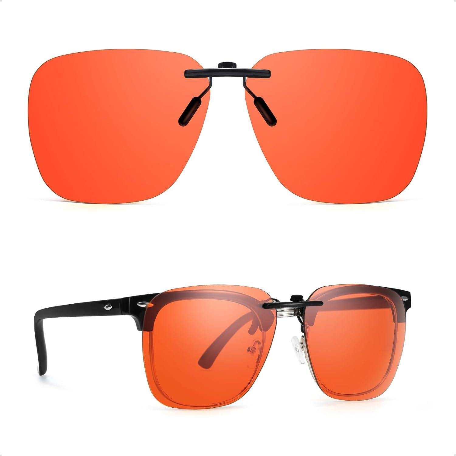 Gafas Clip-On Bloqueo Luz Azul Xfeel - Unisex, 16x6cm