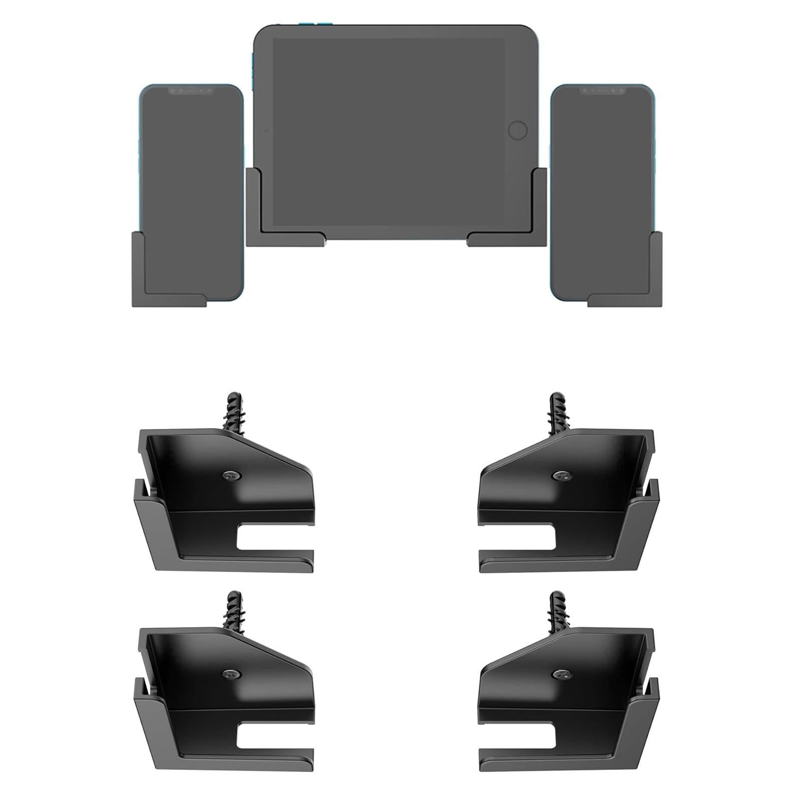 Soporte de pared para tabletas ZZHDESBY Negro Ajustable
