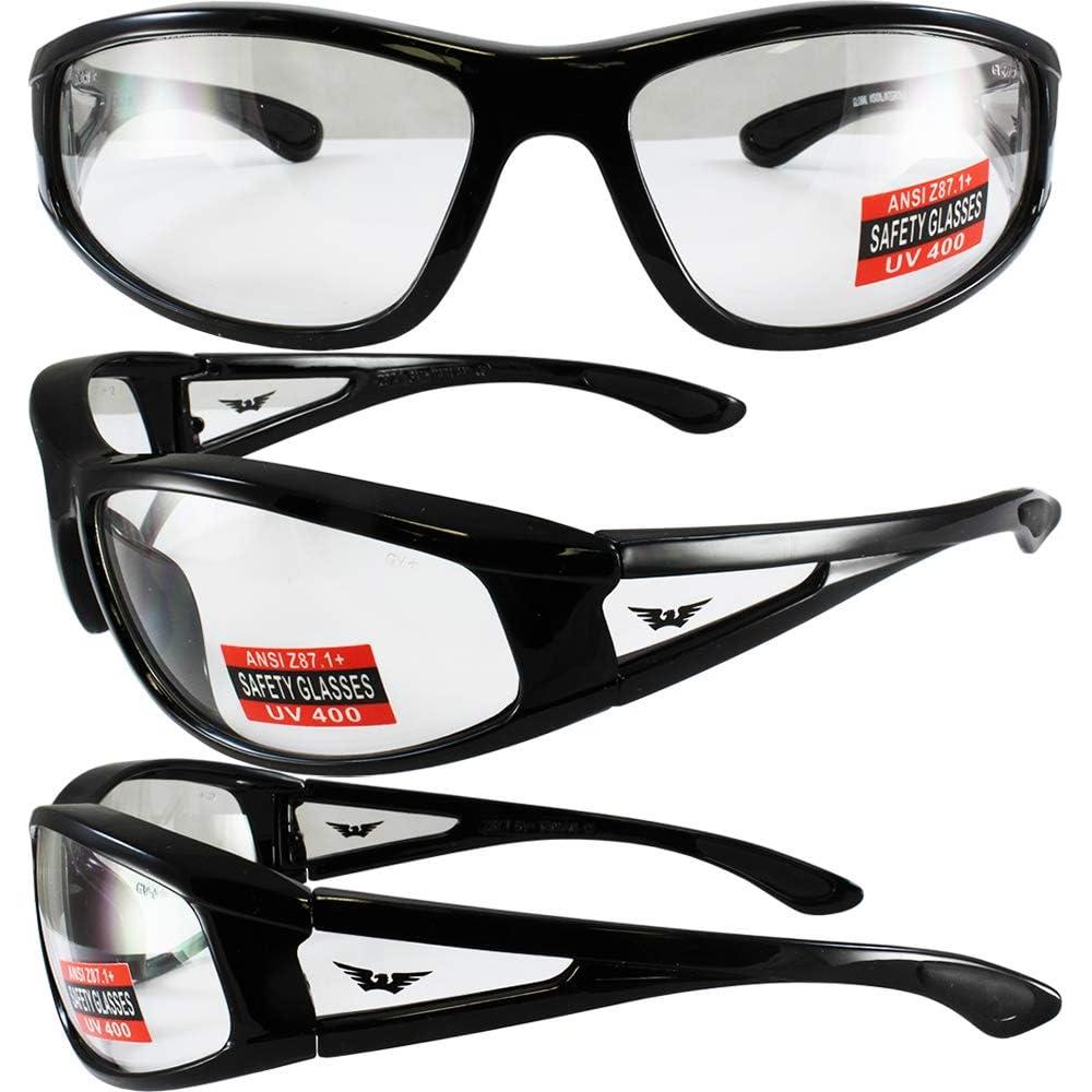 Gafas de Seguridad Global Vision Integrity 2 - 3 Pares con Lentes UV