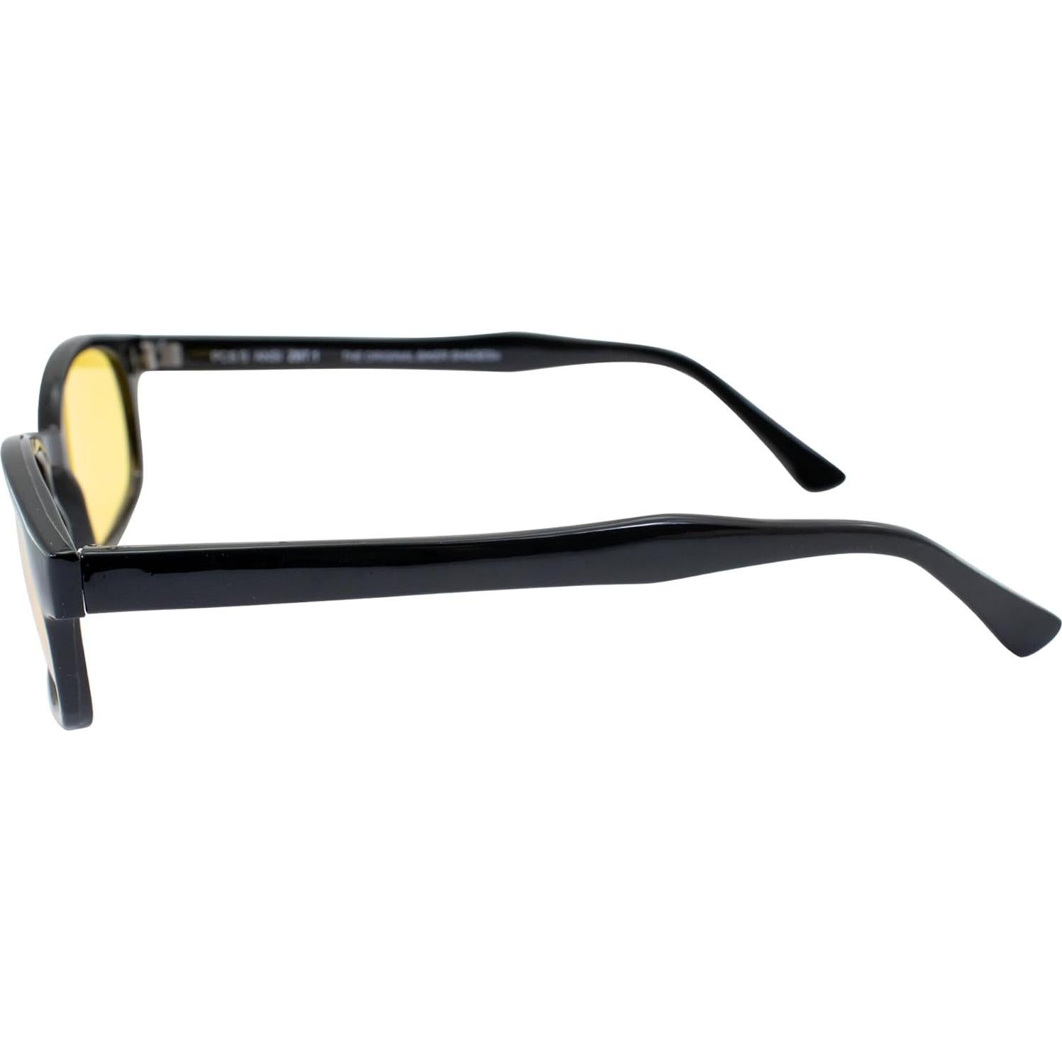 Gafas de Sol Biker Pacific Coast KD's Marco Negro Lentes Amarillos