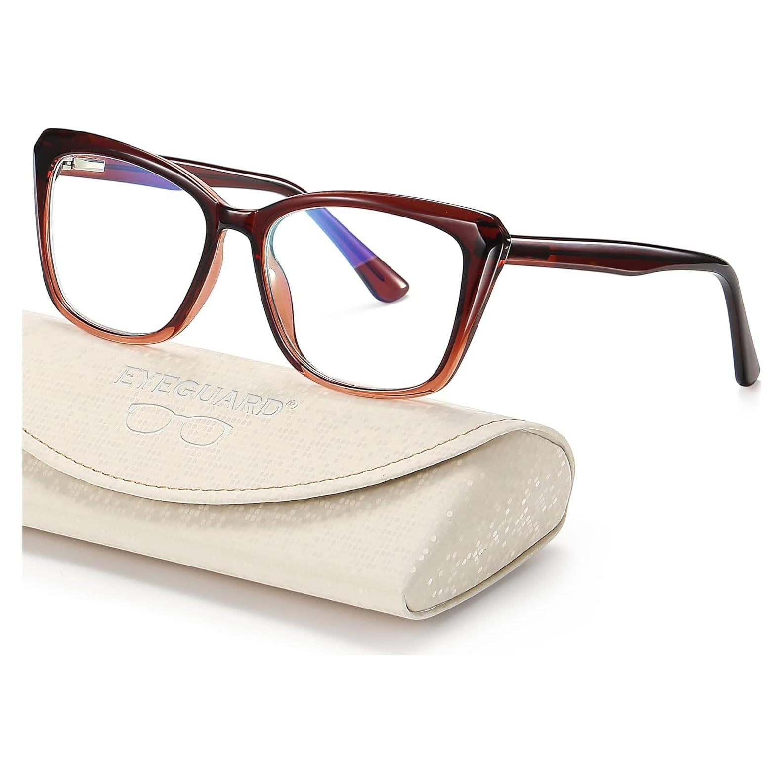 Gafas de lectura anti-luz azul EYEGUARD TR90 Gato Ojo 2.0x