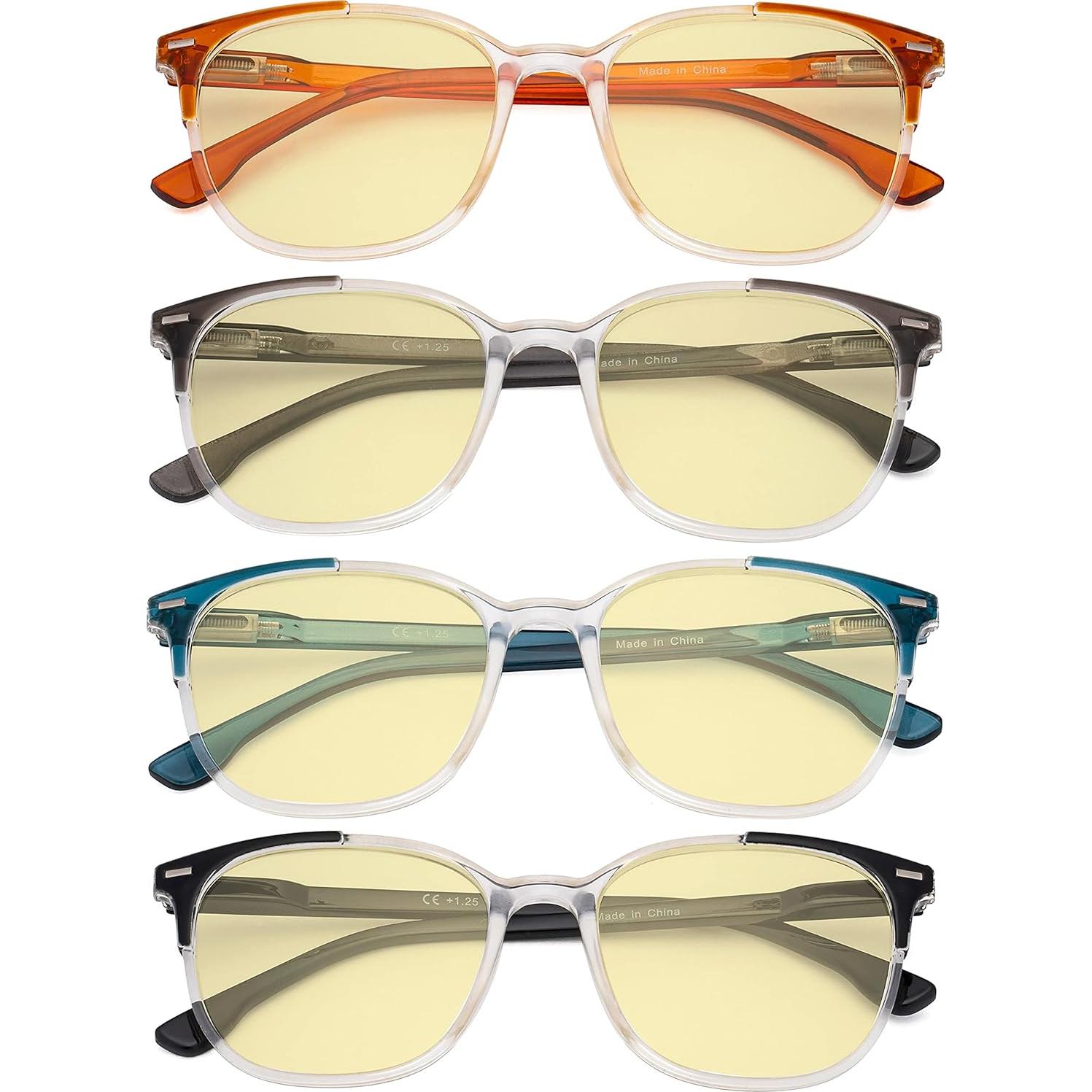 Gafas de Lectura Eyekepper 4 Paquetes Bloqueo Luz Azul +2.00