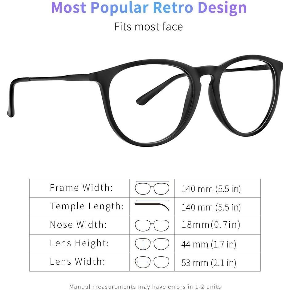 Gafas de Luz Azul YAROCE para Mujeres y Hombres - Anti Reflejo