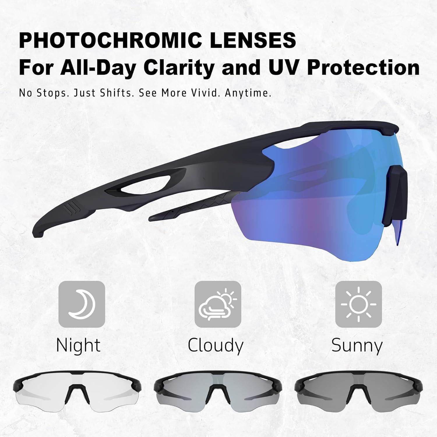 Gafas de sol fotocromáticas Ambeye con lentes intercambiables