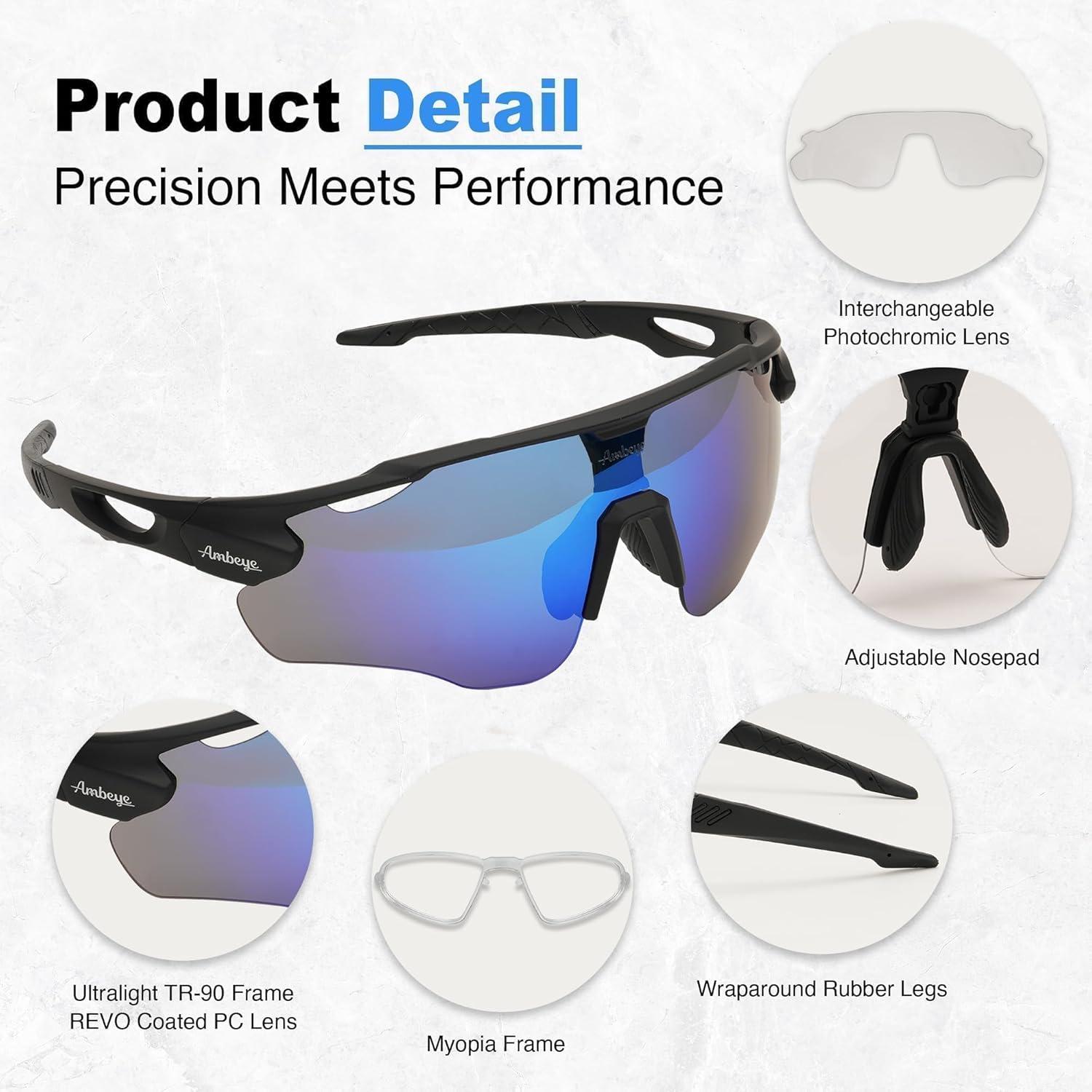 Gafas de sol fotocromáticas Ambeye con lentes intercambiables