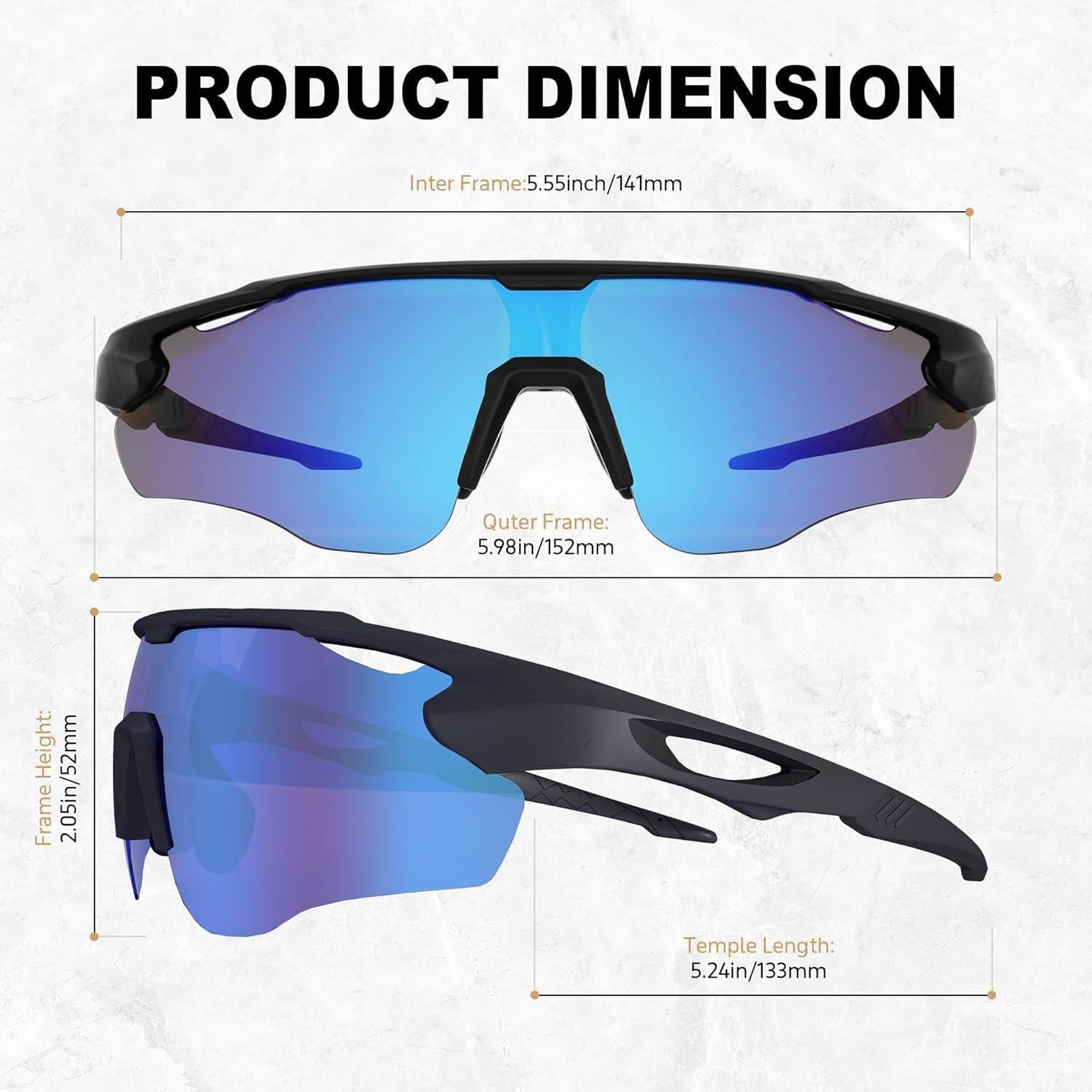 Gafas de sol fotocromáticas Ambeye con lentes intercambiables