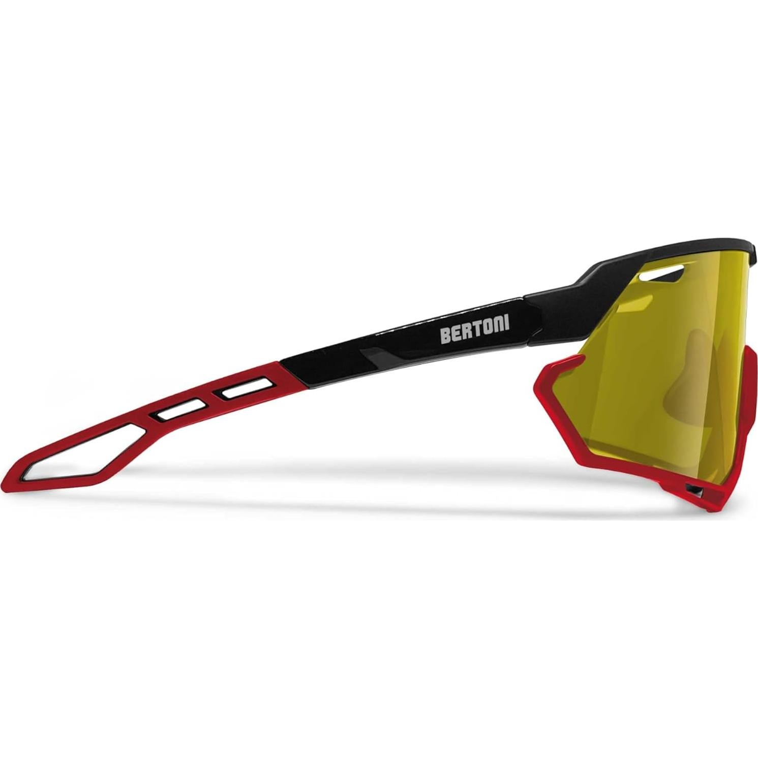 Gafas de Sol Deportivas Bertoni Alpha TR90 Polarizadas Amarillas