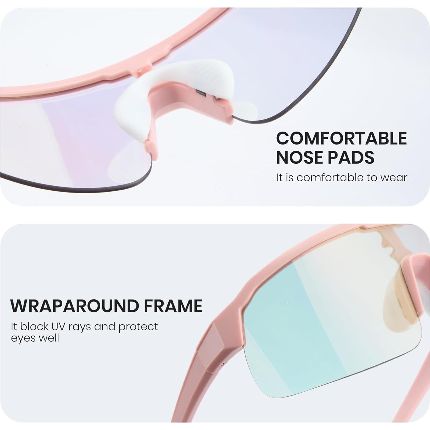 Gafas de Ciclismo Cyxus Fotoquímicas UV400 Lentes Irrompibles