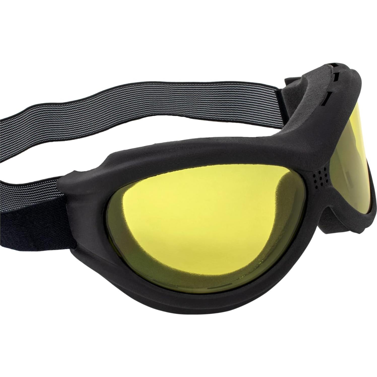 Gafas Global Vision Big Ben - 2 Pares, Lentes Ahumado y Amarillo
