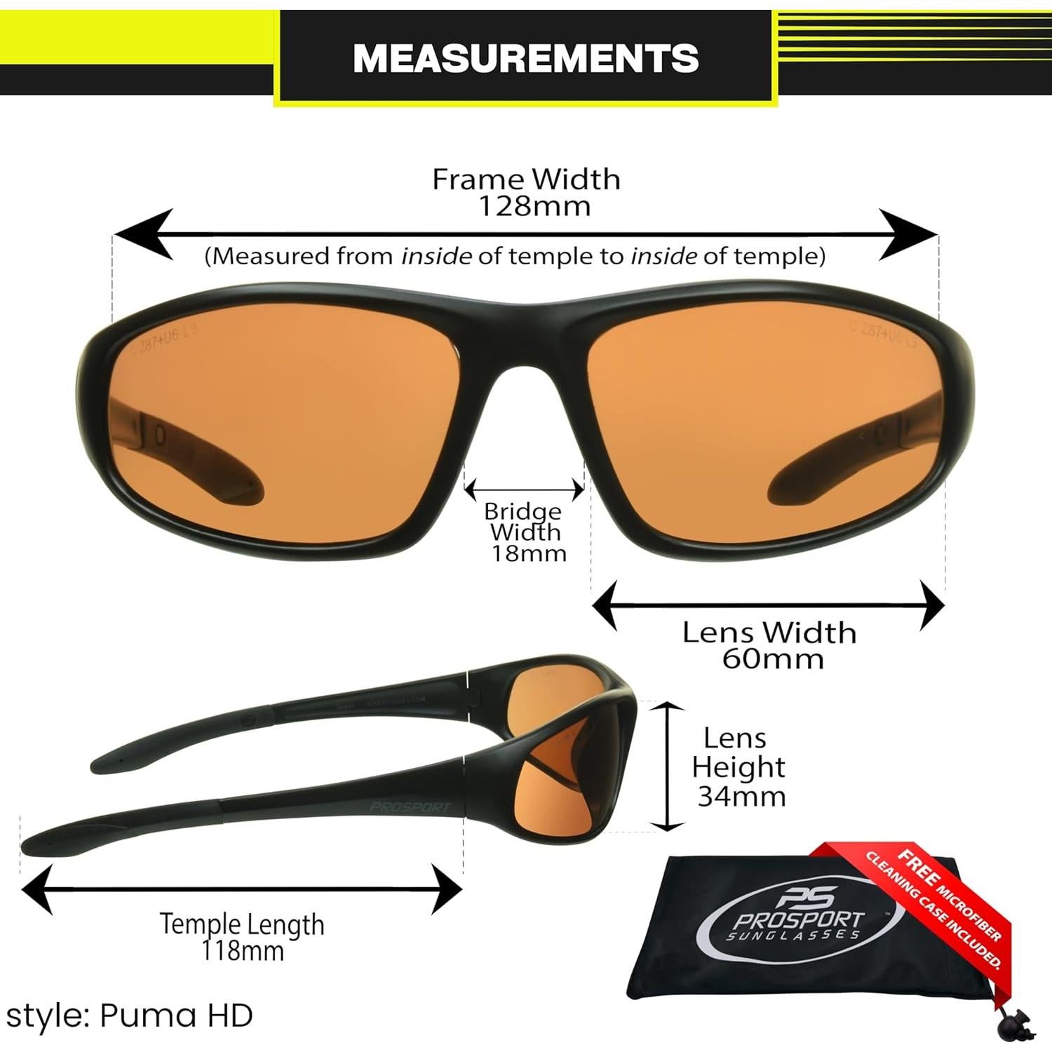 Gafas de Sol Deportivas proSPORT UV400 HD para Pickleball