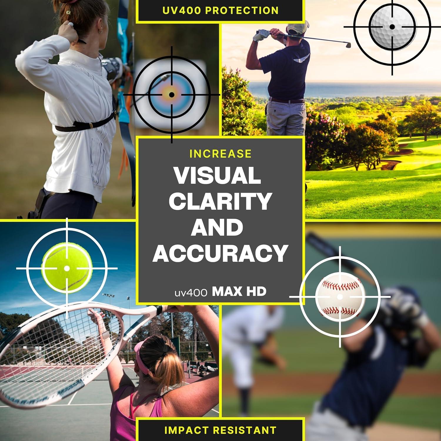 Gafas de Sol Deportivas proSPORT UV400 HD para Pickleball