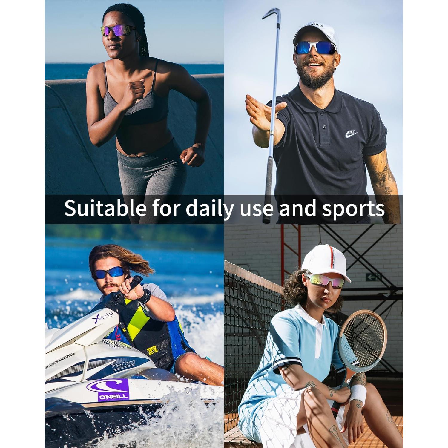 Gafas de sol deportivas polarizadas Rosemal 7052 UV400 TR90