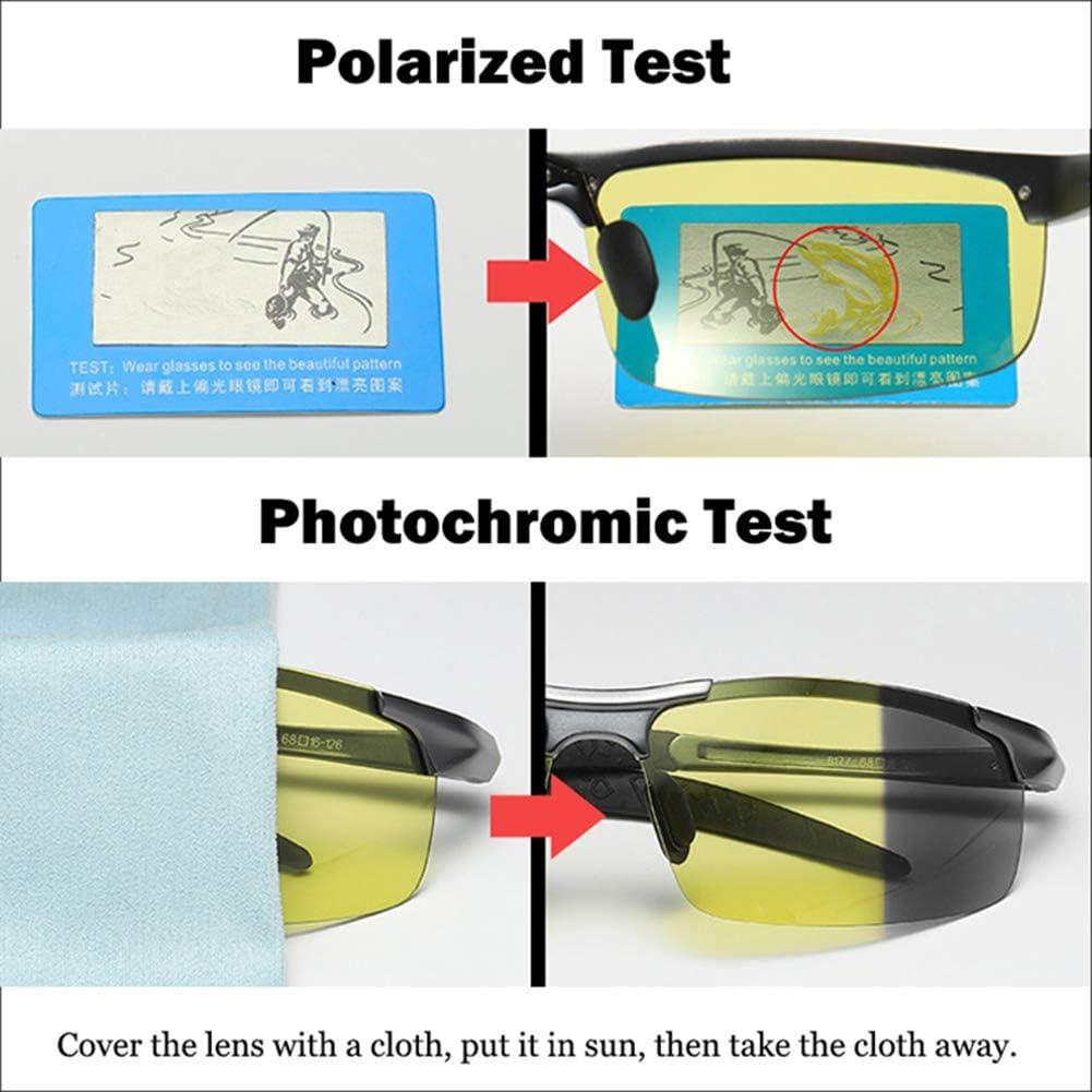 Gafas de sol polarizadas fotochromáticas UV400 para hombres