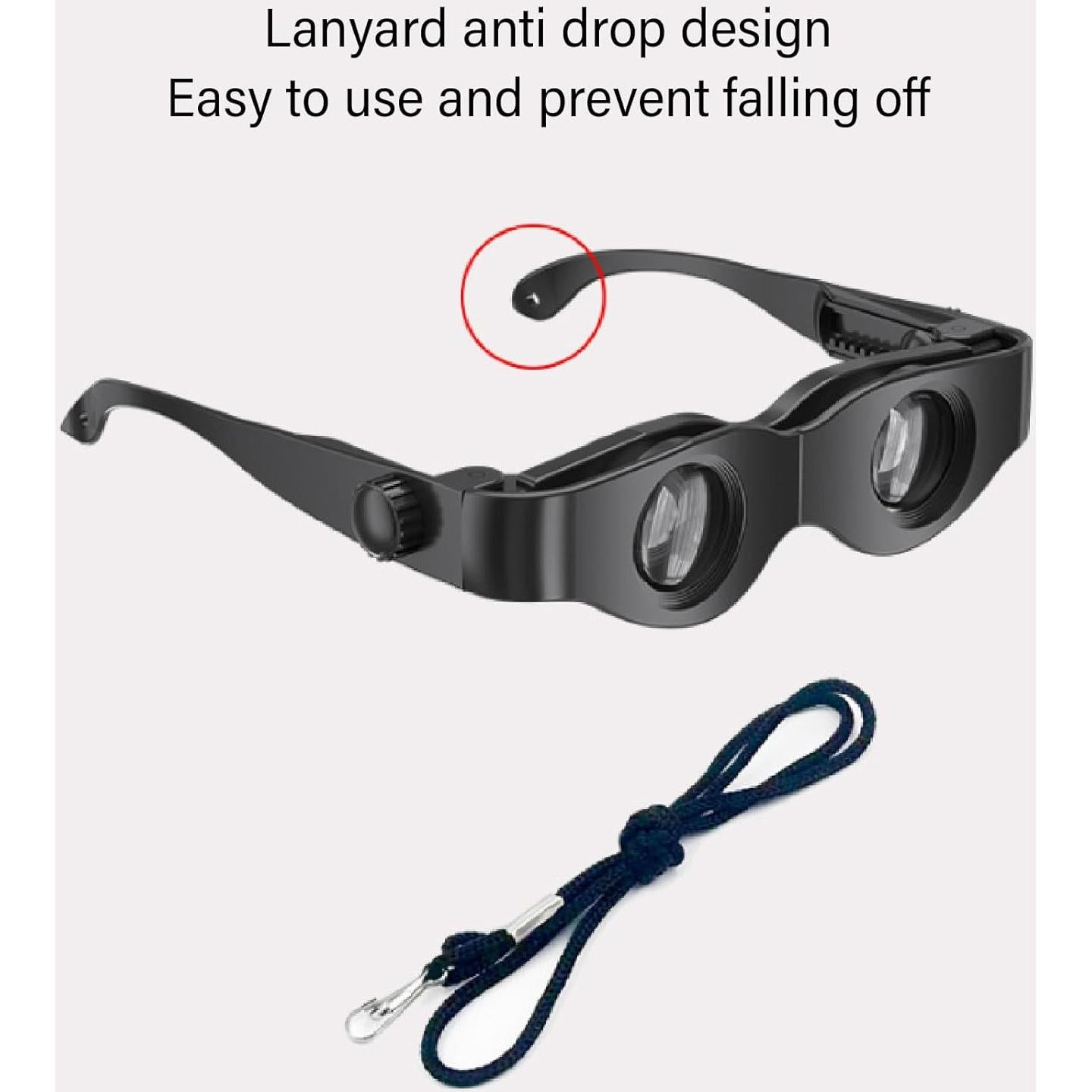 Gafas Binoculares para Pesca Dpofirs 3X Amarillo Polarizado