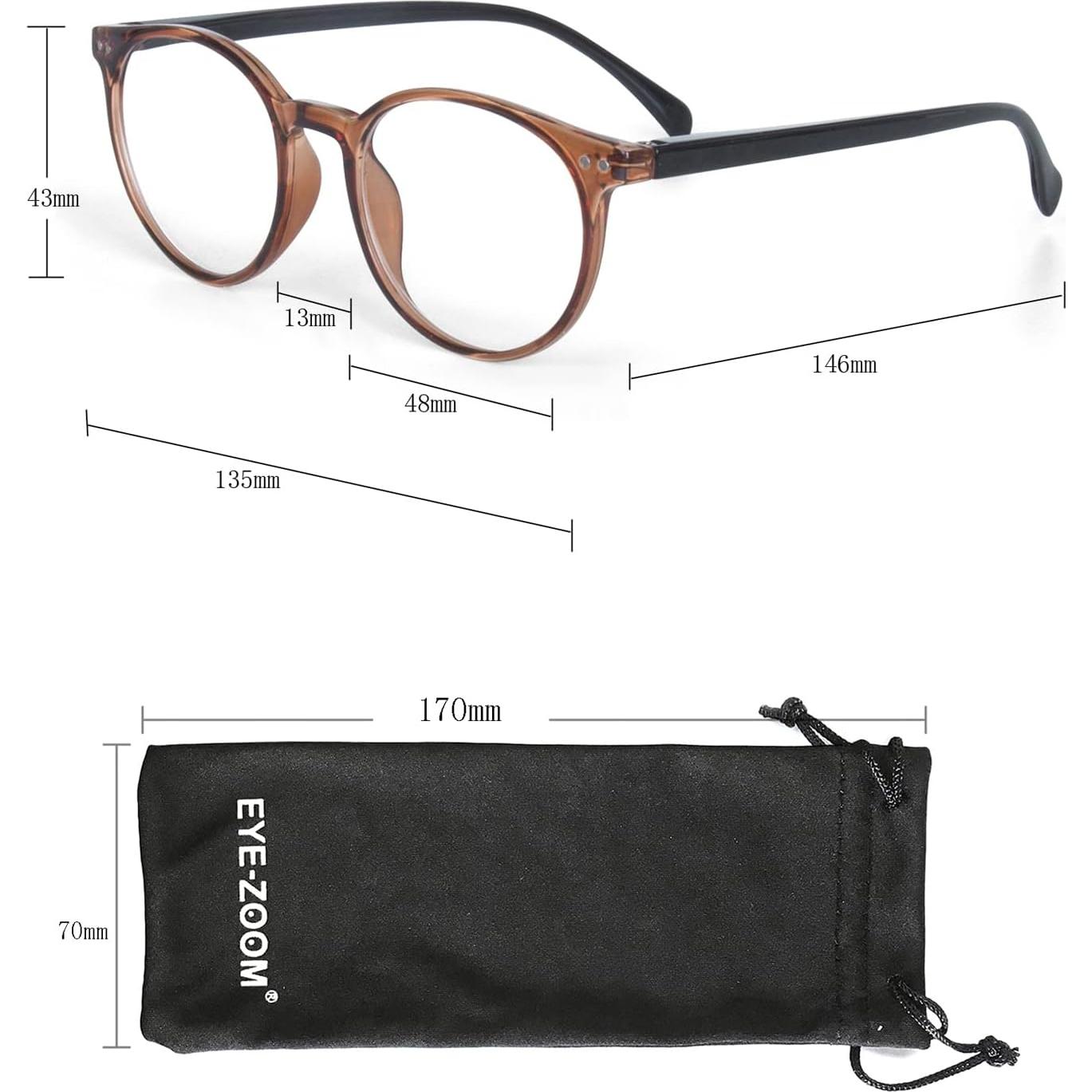 Set de 3 Gafas de Lectura Retro EYE ZOOM 1.5D Unisex