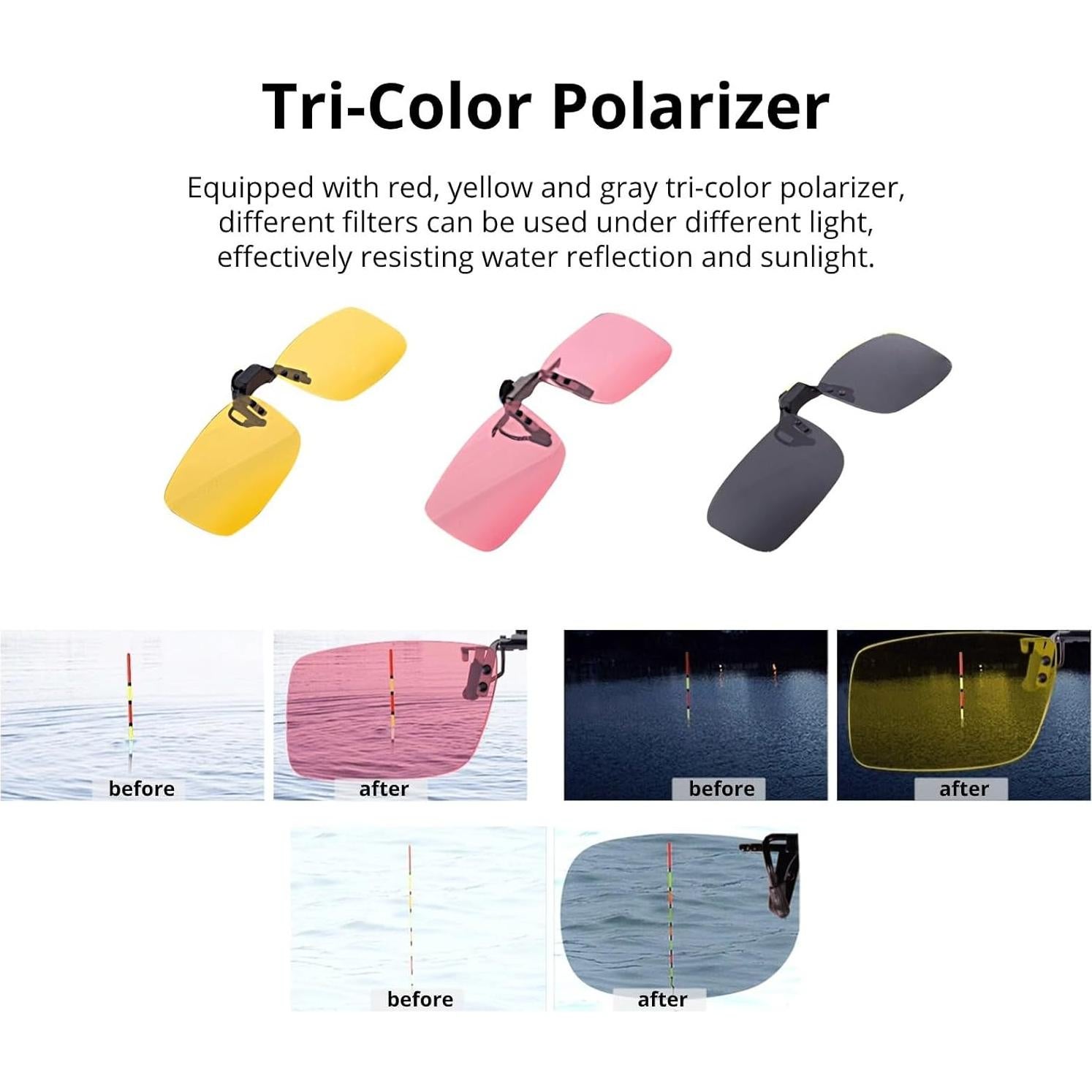 Gafas Binoculares 4X Yoidesu con Lentes Polarizados y Almohadilla