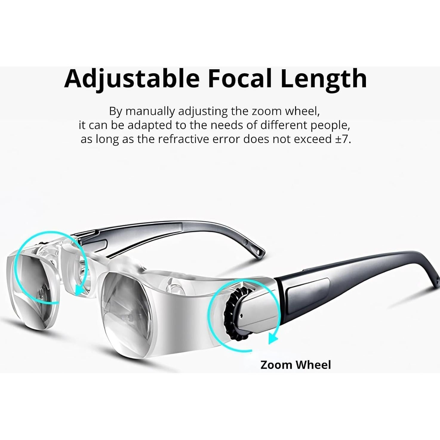 Gafas Binoculares 4X Yoidesu con Lentes Polarizados y Almohadilla